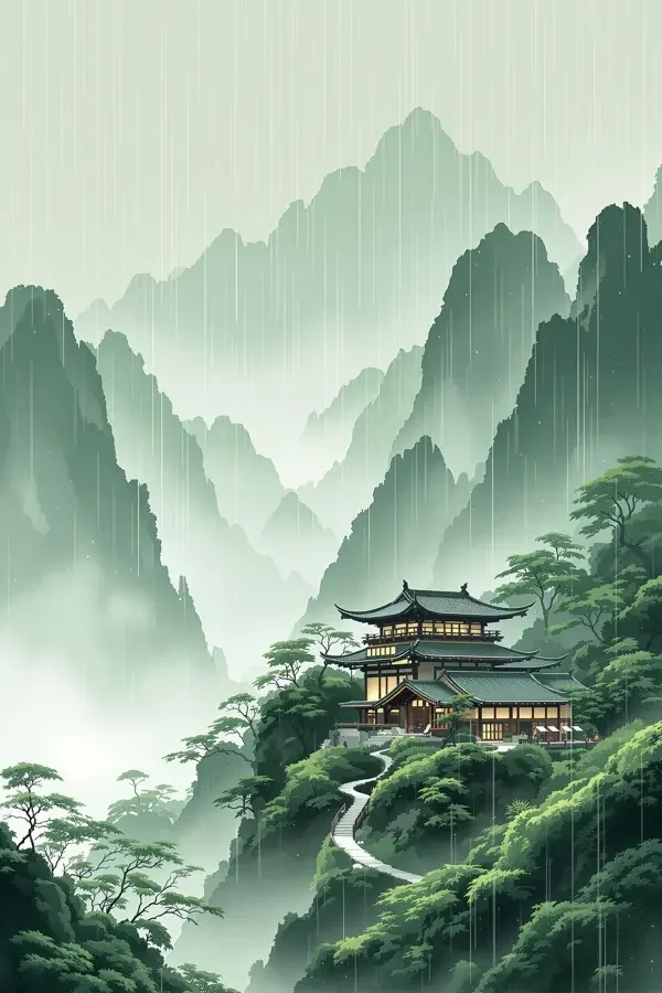 半山听雨 高清海报 - 日韩福利视频